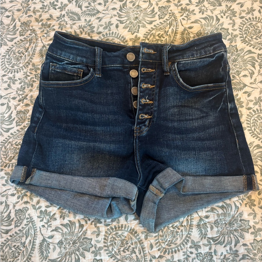 KanCan Dark Blue Jean Shorts